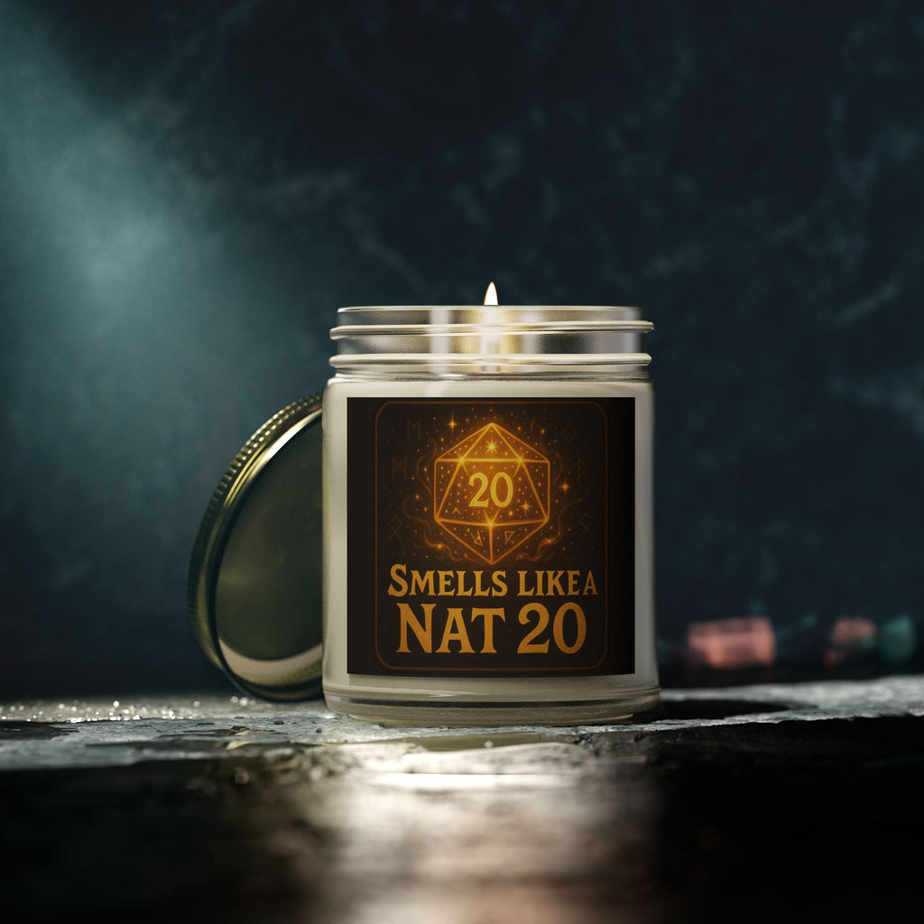 Smells Like a Nat 20 - Dungeon & Dragons Inspired Candle
