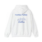 Dallas -Cowboy Nation!- Hoodie - Longhorn Mascot, Dallas Cowboys Nation Hoodie, Sports Fan Apparel, Game Day Outfit