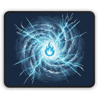 Blue Mana Gaming Mouse Pad – Magic the Gathering Inspired | Lightning Arcane Desk Mat | RPG & Gamer Setup Accessory