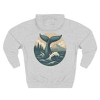 Ocean Adventure Fleece Hoodie, Coastal Wanderer Sweatshirt, Seaside Explorer Hoodie, Nautical Vibes Jacket, Beach Lover Outerwear