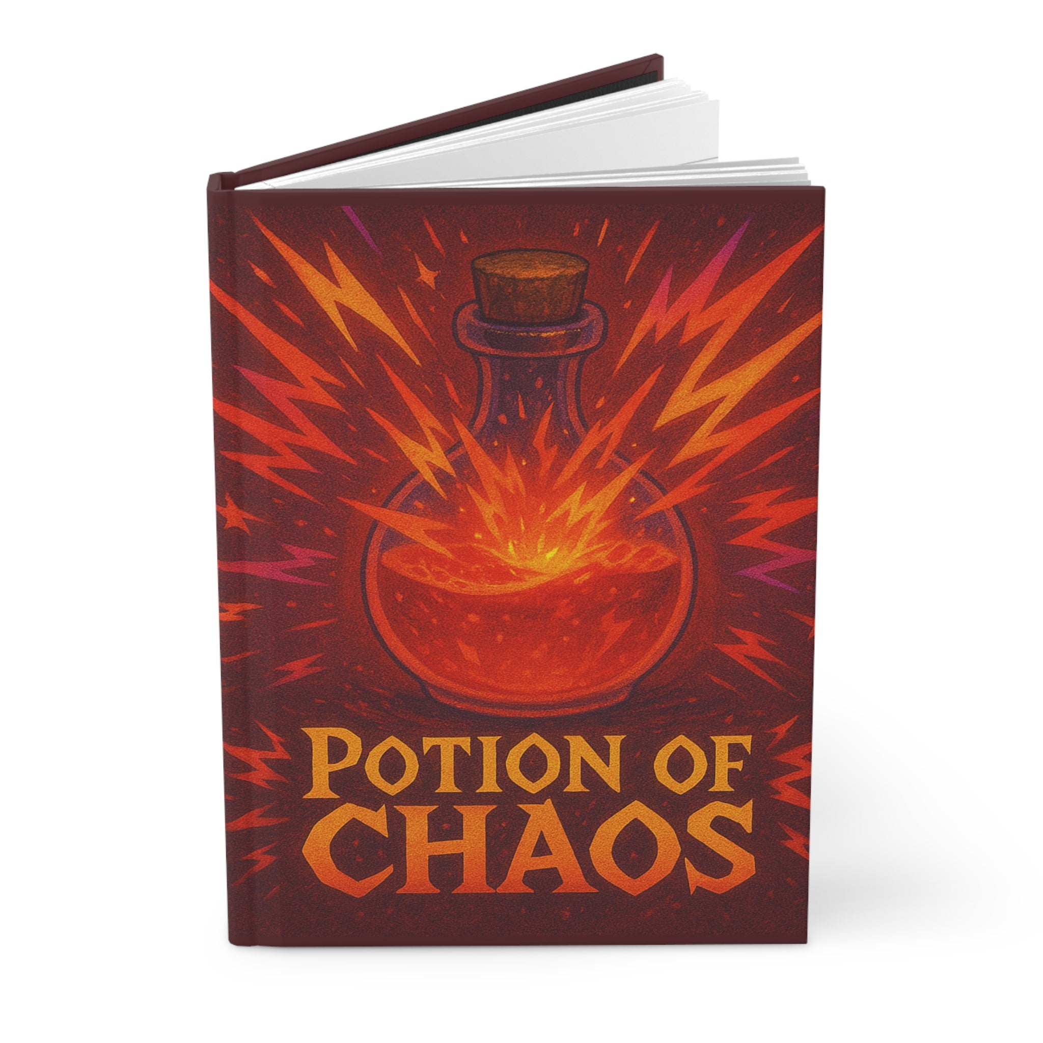 Potion of Chaos Hardcover Journal -  Tabletop RPG Diary, D&D Campaign Notebook, Battle Notebook, Game Master Journal, RPG Campaign Log