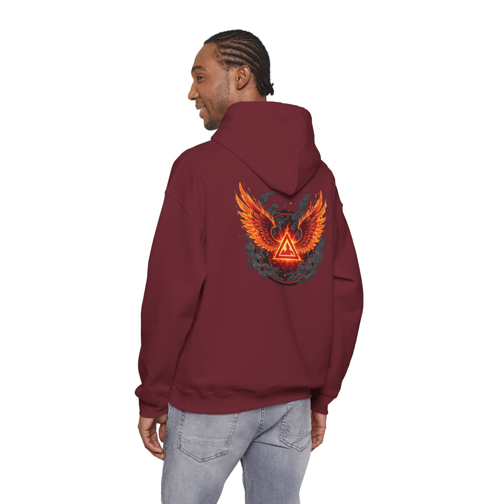 Red Mana Magic: Magic the Gathering Inspired Hoodie