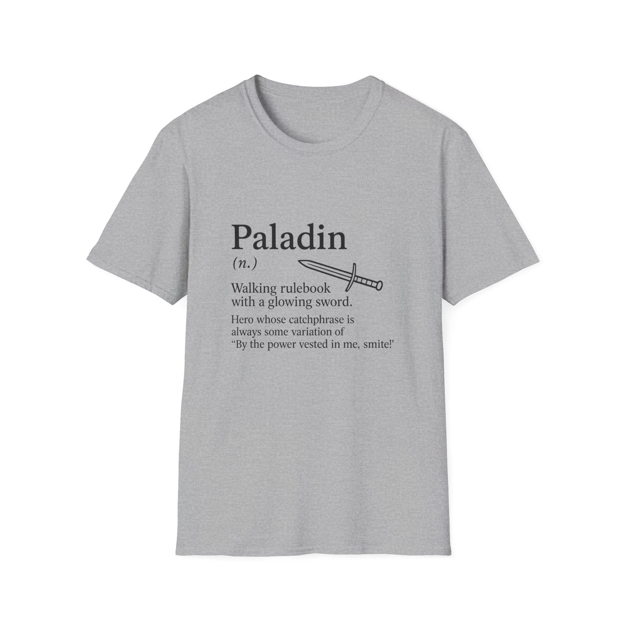 Paladin Class T-Shirt - Funny Dungeons & Dragons Tee