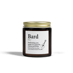 Bard D&D Inspired Candle, RPG Players Gift, Dungeon Master Candle, Coconut Apricot Wax Candle, Fantasy Lover Candle, Scented Candle