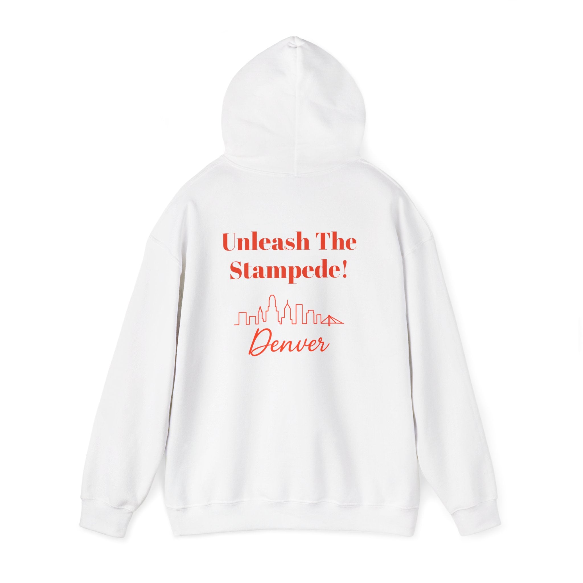 Denver -Unleash The Stampede!- Hoodie - Bronco Mascot