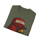 Arizona Cardinals -Rise Up Red Sea- Fan T-Shirt - Cardinal Mascot