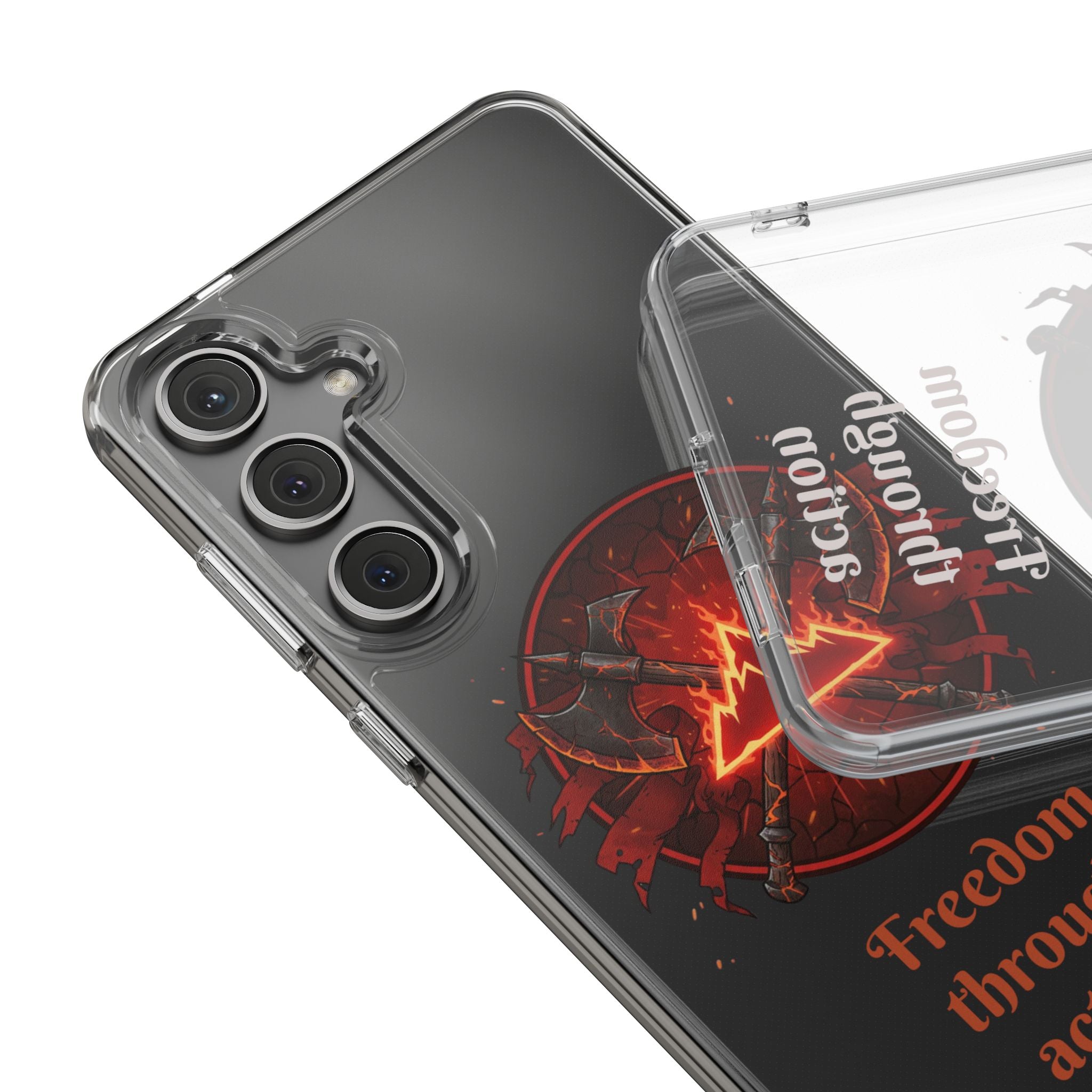 Red Mana Magic The Gathering Inspired Design - Impact-Resistant Phone Case