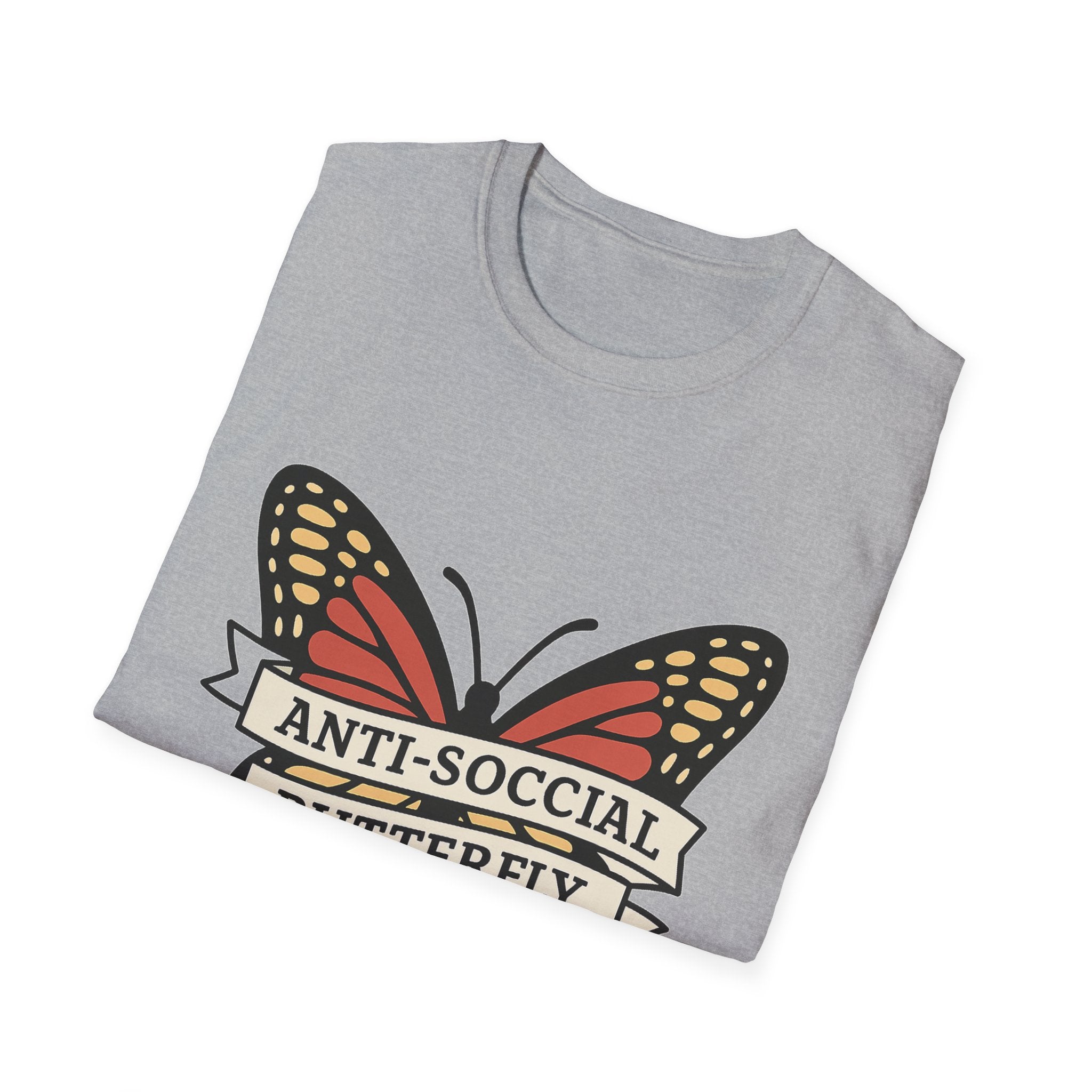 Anti-Social Butterfly Softstyle T-Shirt