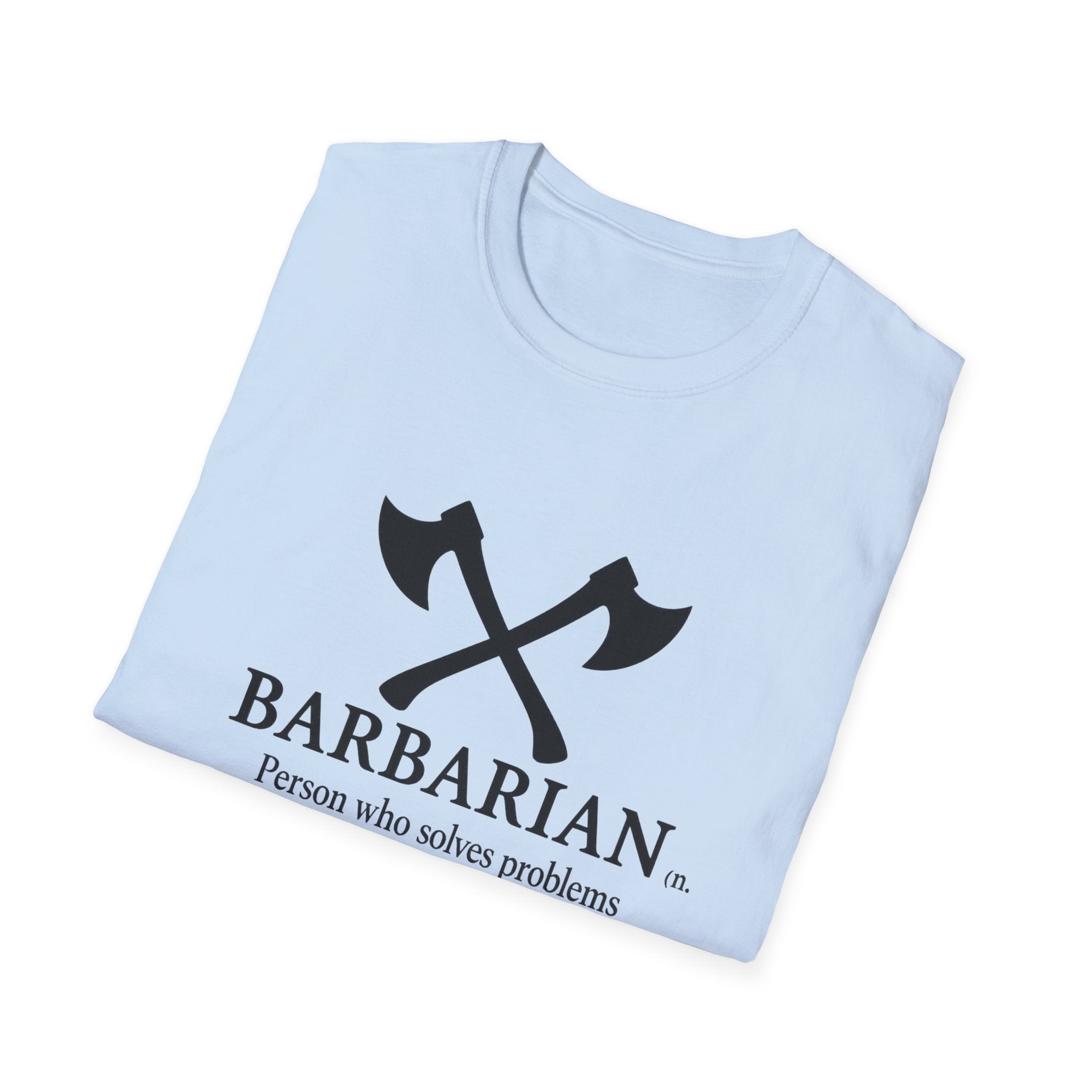 Barbarian Definition T-Shirt - Funny DnD Tabletop RPG Tee, Humor Tee, Gift for Friends, Funny Shirt, Casual Wear, Meme Lover Apparel
