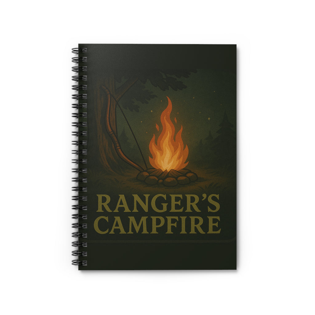 Ranger's Campfire Spiral Notebook -  Adventure Planner, RPG Journal, Sketchbook, Battle Planner, Dungeons & Dragons