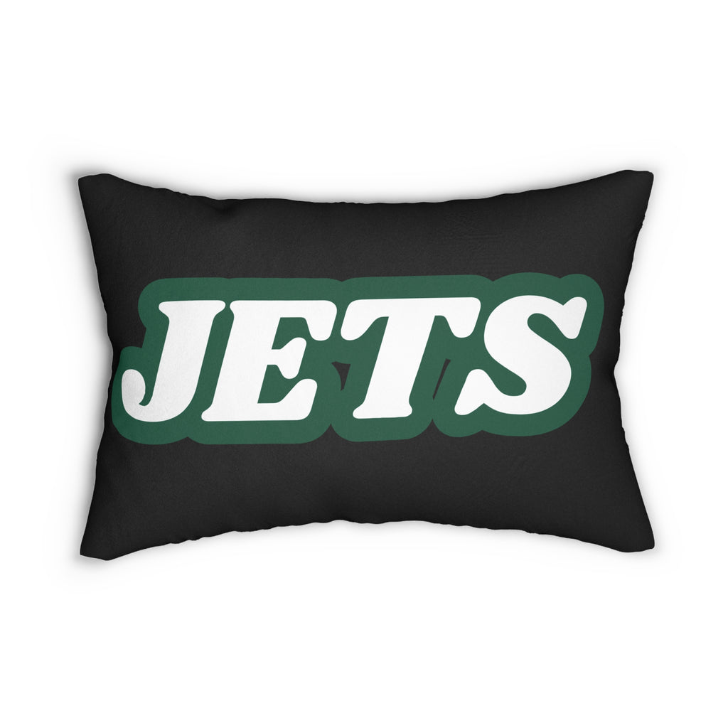 Jets Throw Pillow - Green & White Football Fan Cushion, Game Day Home Décor, Sports Decor, Game Day Accent Pillow, Fan Gift