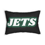 Jets Throw Pillow - Green & White Football Fan Cushion, Game Day Home Décor, Sports Decor, Game Day Accent Pillow, Fan Gift