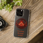 Red Mana Magic The Gathering Inspired Design - Impact-Resistant Phone Case