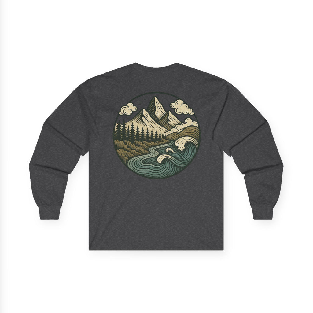 Adventure Long Sleeve Tee, Unisex Outdoors Shirt