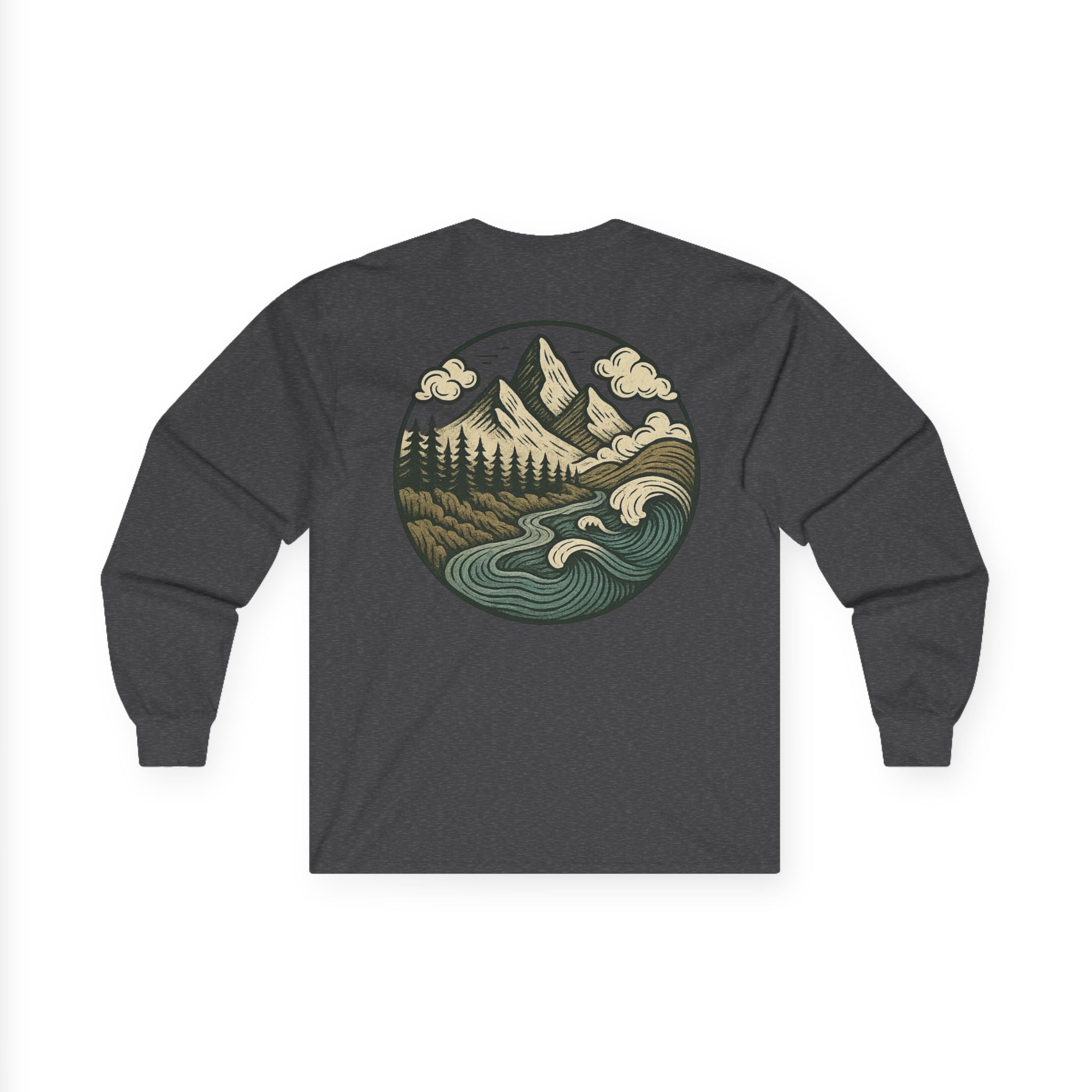Adventure Long Sleeve Tee, Unisex Outdoors Shirt