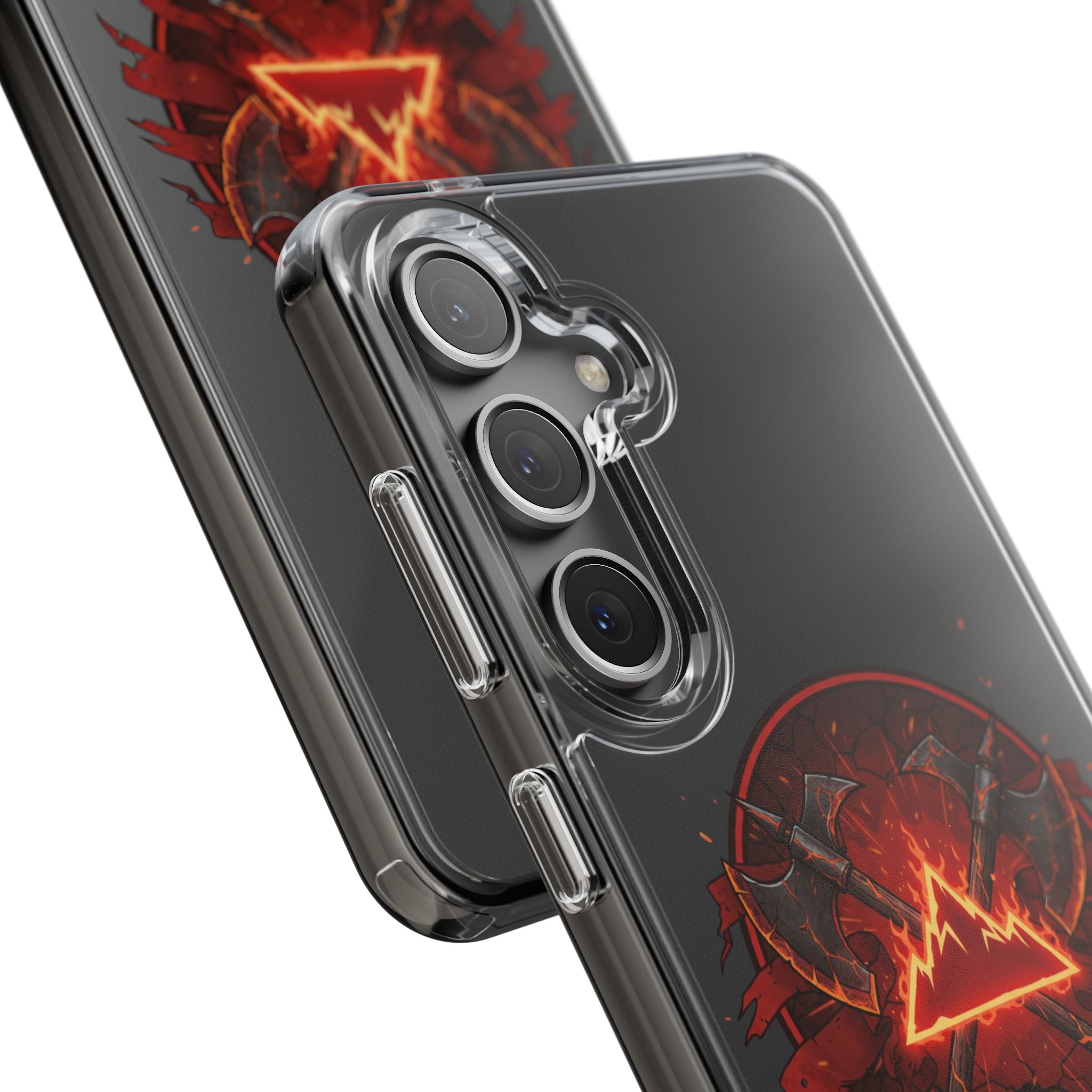 Red Mana Magic The Gathering Inspired Design - Impact-Resistant Phone Case