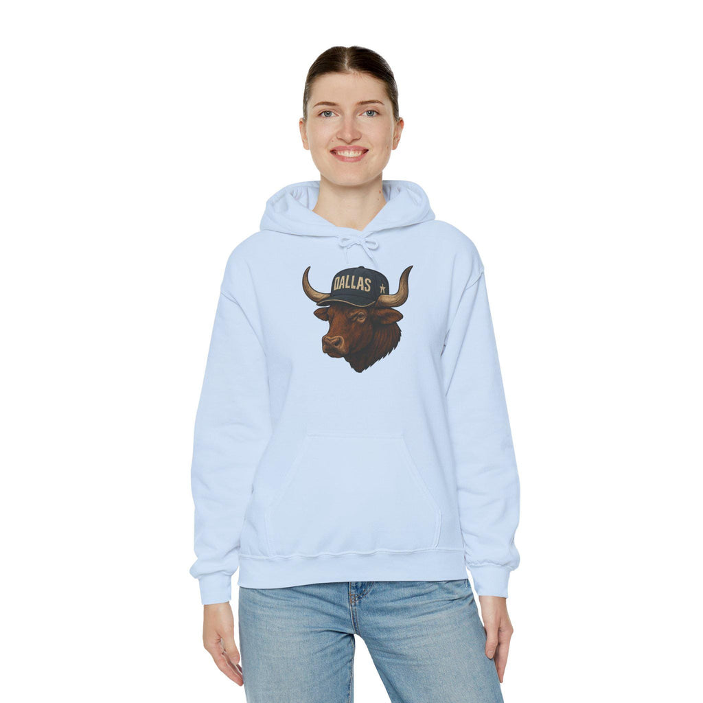 Dallas "Cowboy Nation!" Hoodie - Longhorn Mascot - Dallas Football