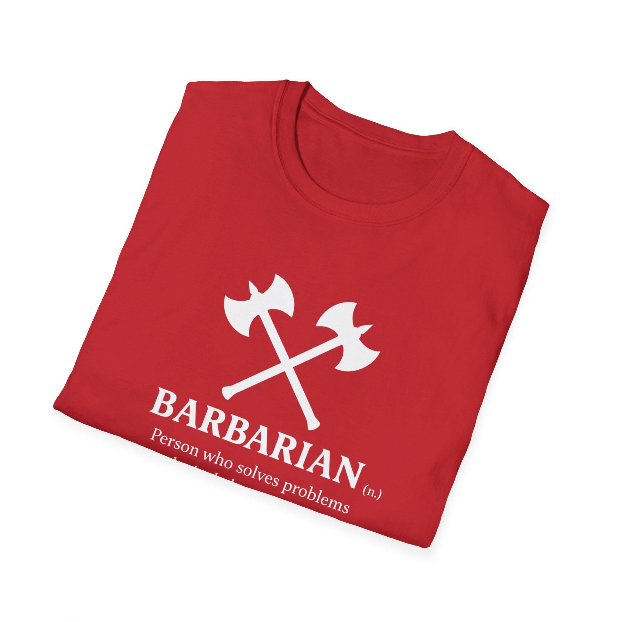 Barbarian Definition T-Shirt - Funny Dungeons and Dragons Tee