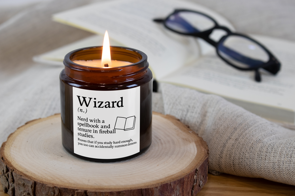 Wizard | Dungeons & Dragons Inspired Candle | Nerd Gift | RPG Candle | Tabletop Gift | Funny Fantasy Decor