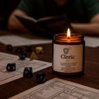 Cleric Candle | DnD Class Gift | Funny RPG Candle for Dungeon Masters and Players | Tabletop Gamer Decor | Dungeons & Dragons Gift Idea
