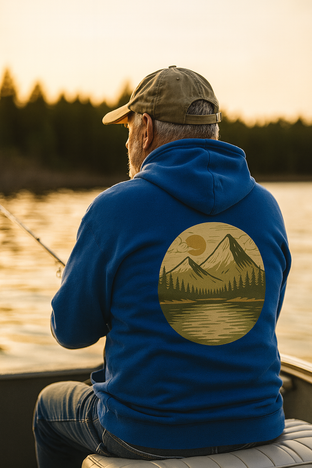 Adventure-Inspired Fleece Hoodie, Roam Free, Cozy Outdoor Apparel, Great for Camping, Travel, Nature Lovers, Gift Idea