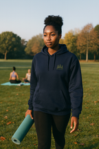 Bear Graphic Fleece Hoodie, Unisex Outdoor Adventure Sweatshirt, Wilderness Cabin Camping Gift, Nature Lover Hiking Apparel, Cozy Mountain