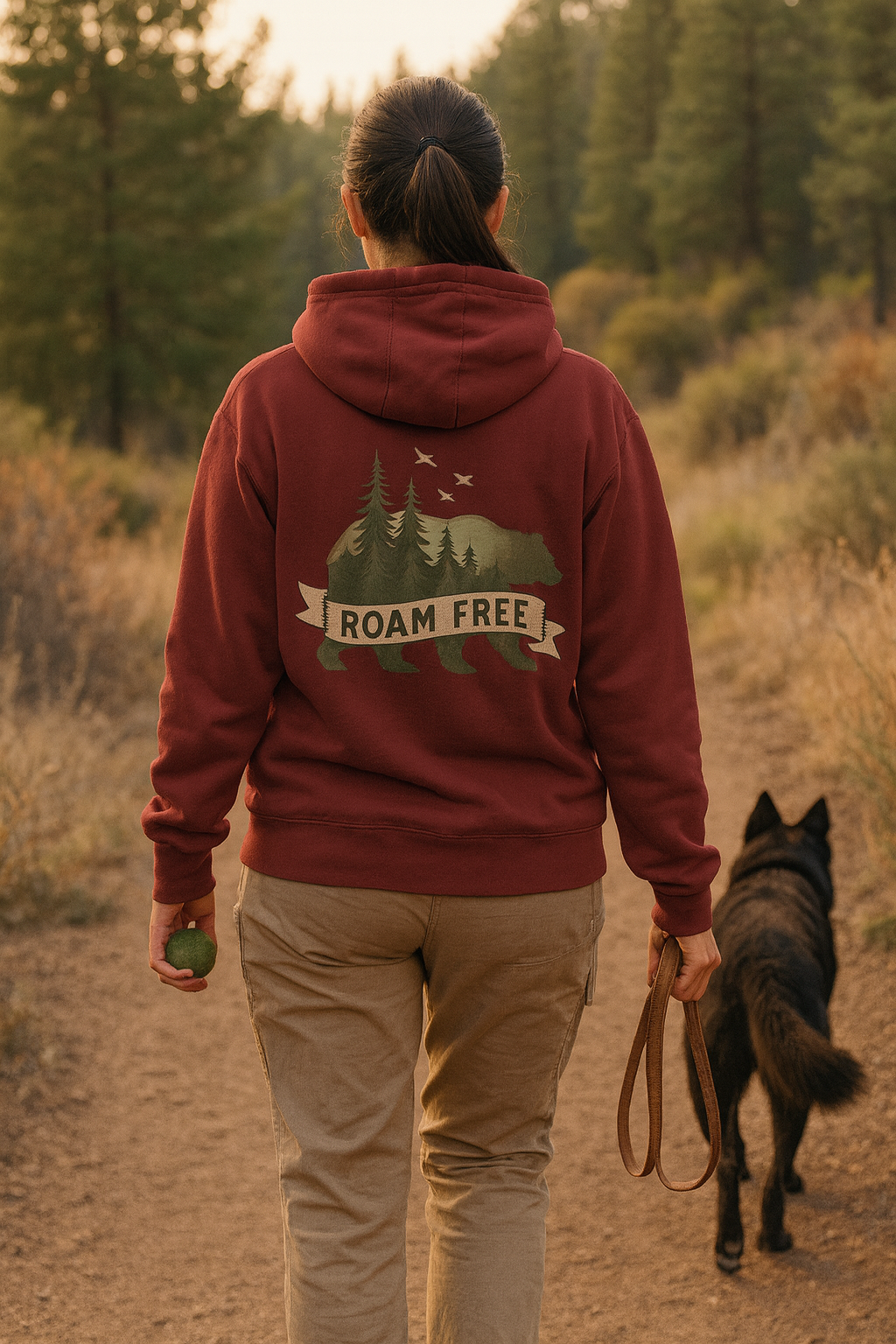 Bear Graphic Fleece Hoodie, Unisex Outdoor Adventure Sweatshirt, Wilderness Cabin Camping Gift, Nature Lover Hiking Apparel, Cozy Mountain