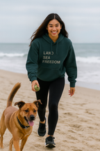 Adventure Seeker Three-Panel Fleece Hoodie, Outdoor Spirit Sweatshirt, Explore Beyond Limits Hoodie, Wild Hearts Fleece Jacket, Wanderlust