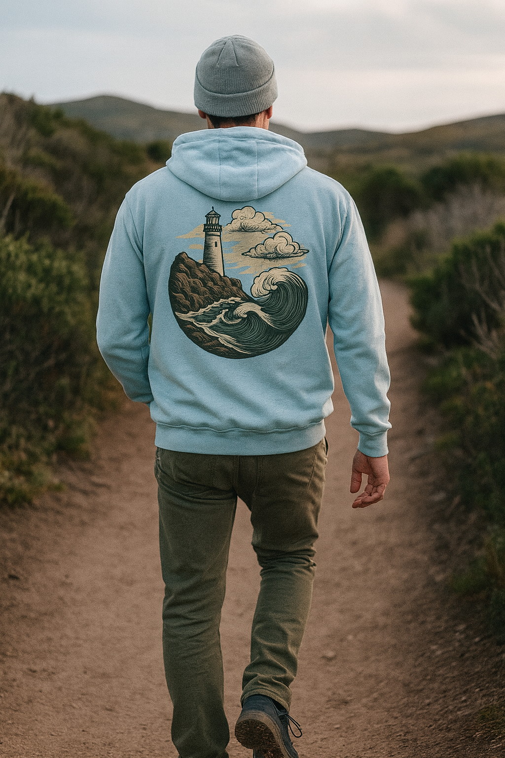 Adventure Seeker Three-Panel Fleece Hoodie, Outdoor Spirit Sweatshirt, Explore Beyond Limits Hoodie, Wild Hearts Fleece Jacket, Wanderlust