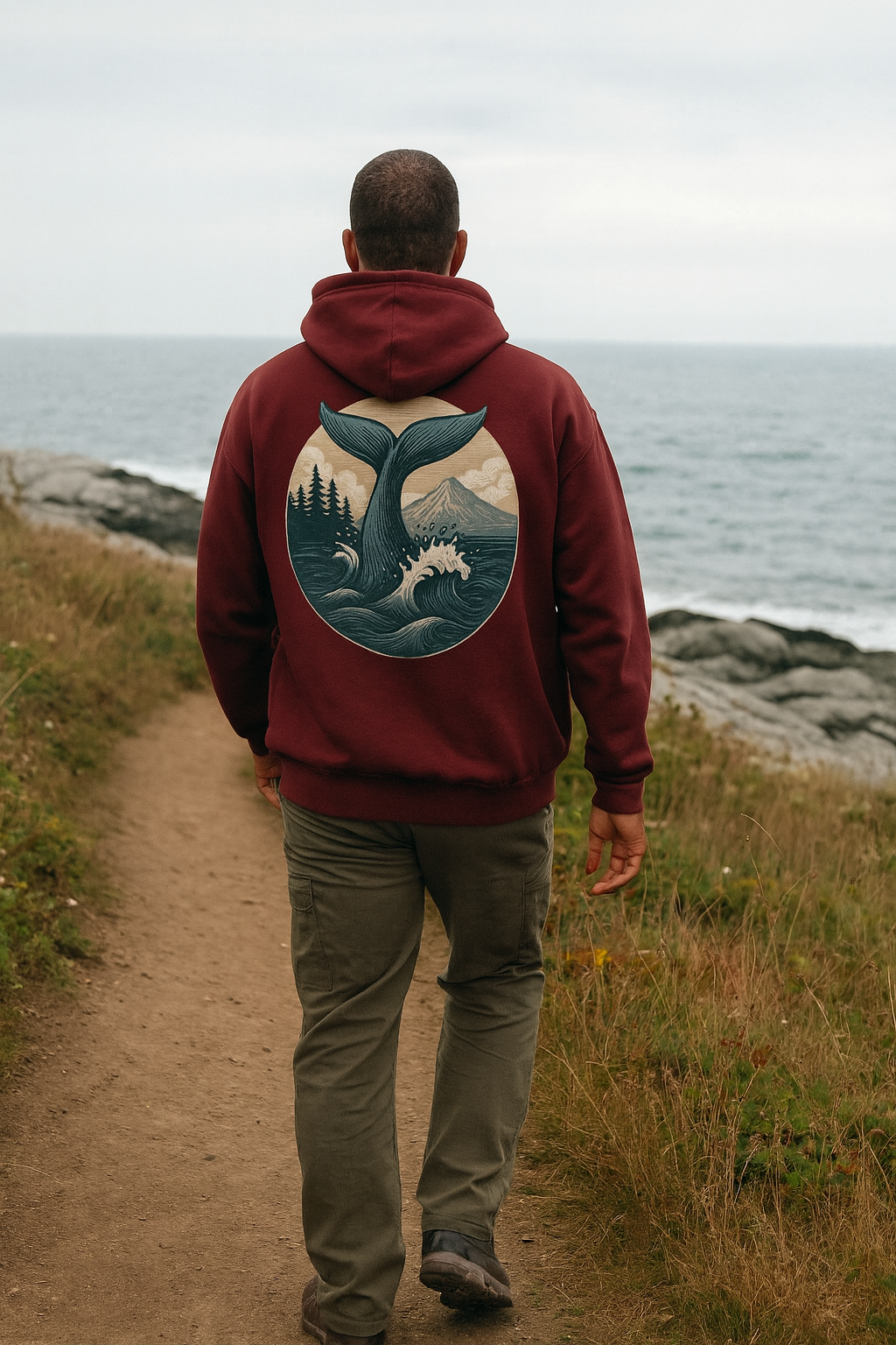 Ocean Adventure Fleece Hoodie, Coastal Wanderer Sweatshirt, Seaside Explorer Hoodie, Nautical Vibes Jacket, Beach Lover Outerwear