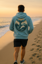 Ocean Adventure Fleece Hoodie, Coastal Wanderer Sweatshirt, Seaside Explorer Hoodie, Nautical Vibes Jacket, Beach Lover Outerwear