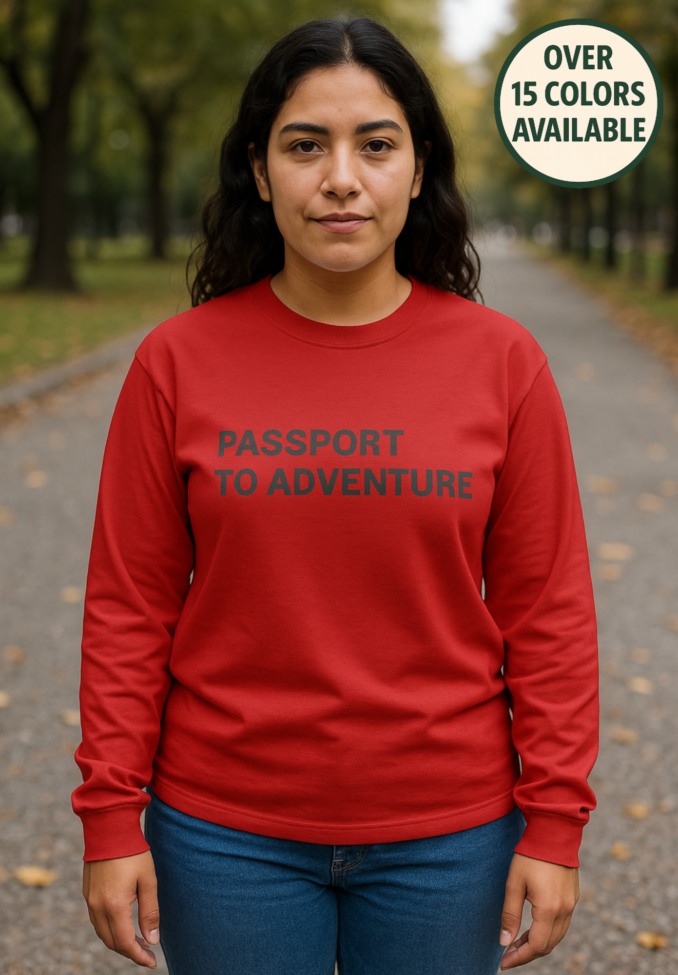 Adventure Long Sleeve Tee, Unisex Outdoors Shirt