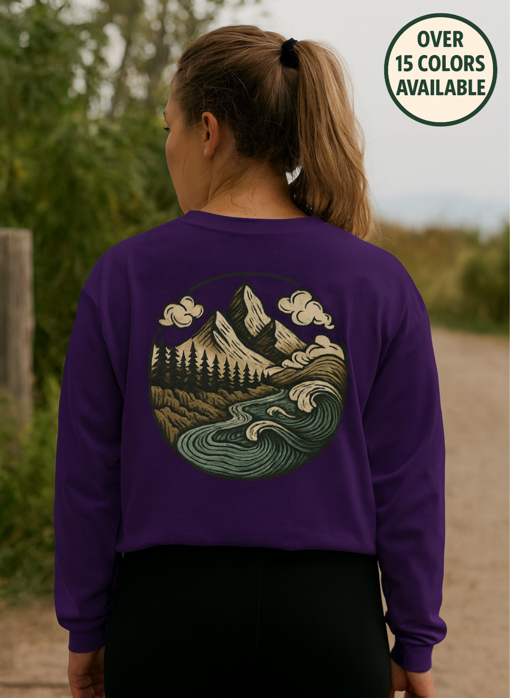 Adventure Long Sleeve Tee, Unisex Outdoors Shirt