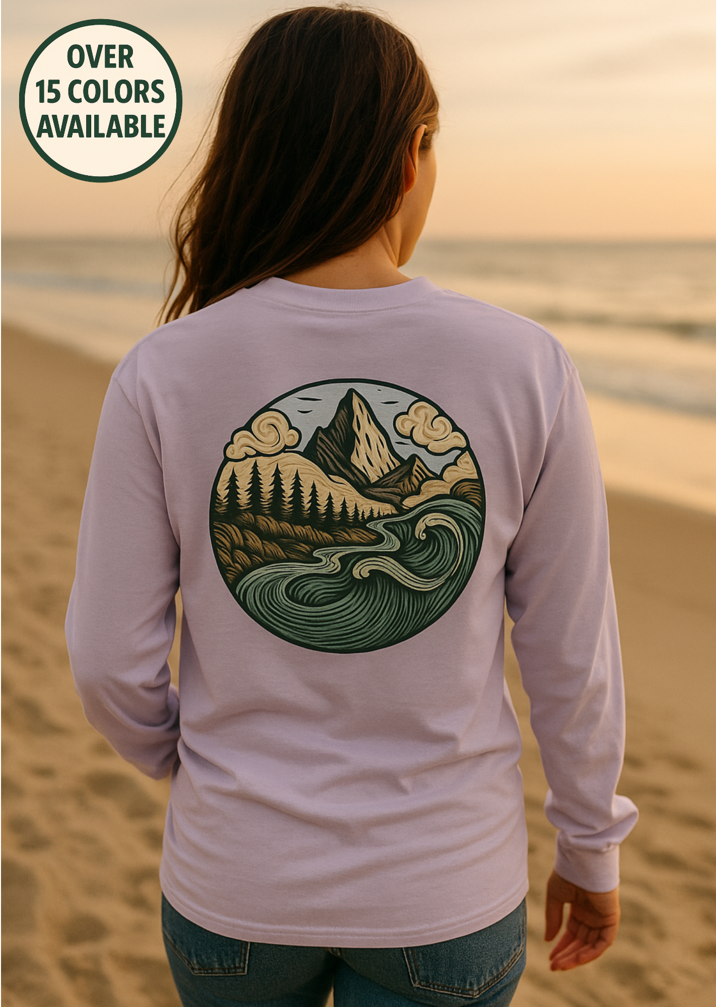 Adventure Long Sleeve Tee, Unisex Outdoors Shirt