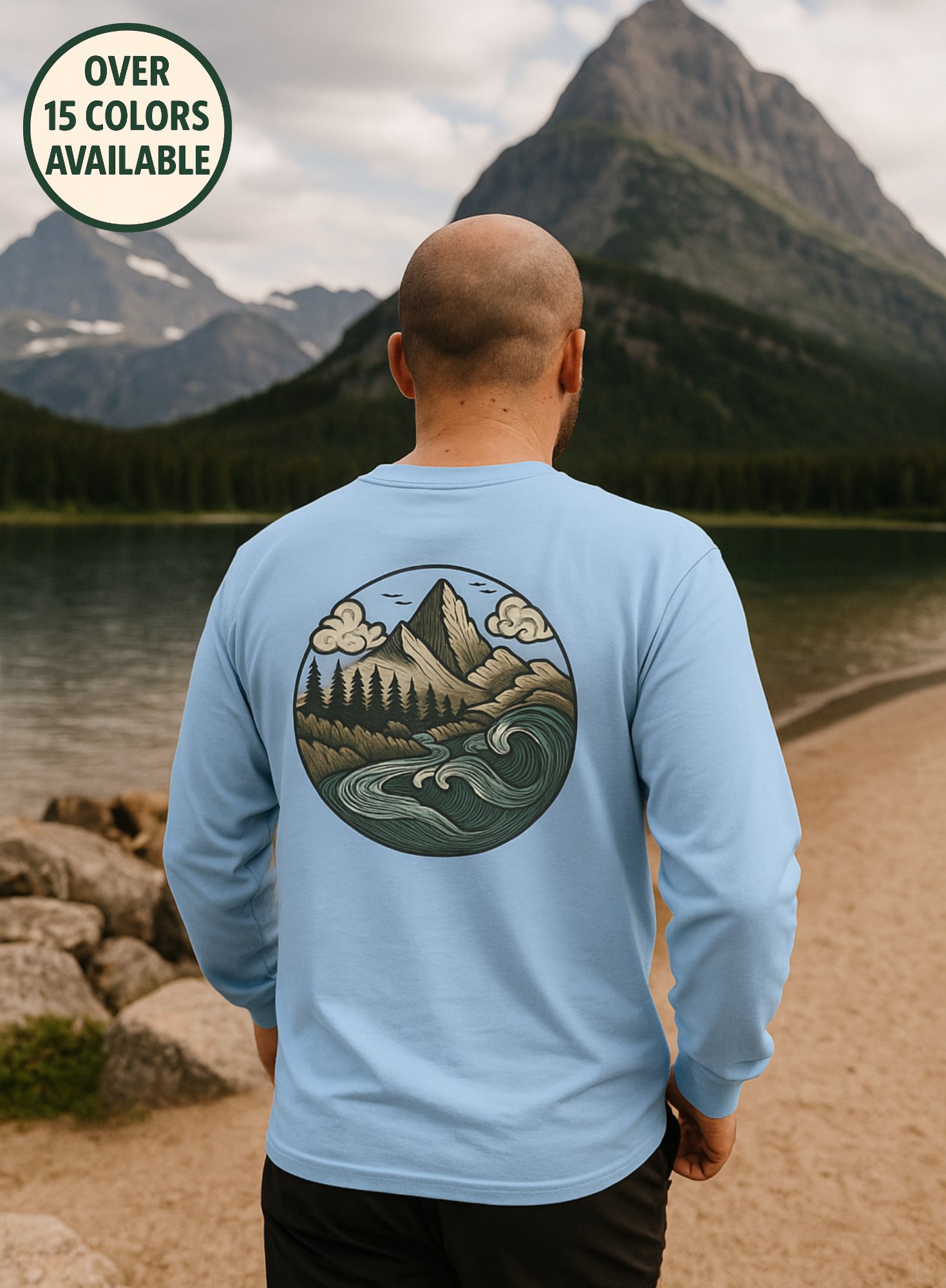 Adventure Long Sleeve Tee, Unisex Outdoors Shirt