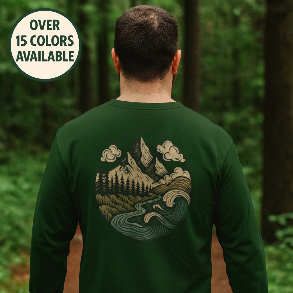Adventure Long Sleeve Tee, Unisex Outdoors Shirt