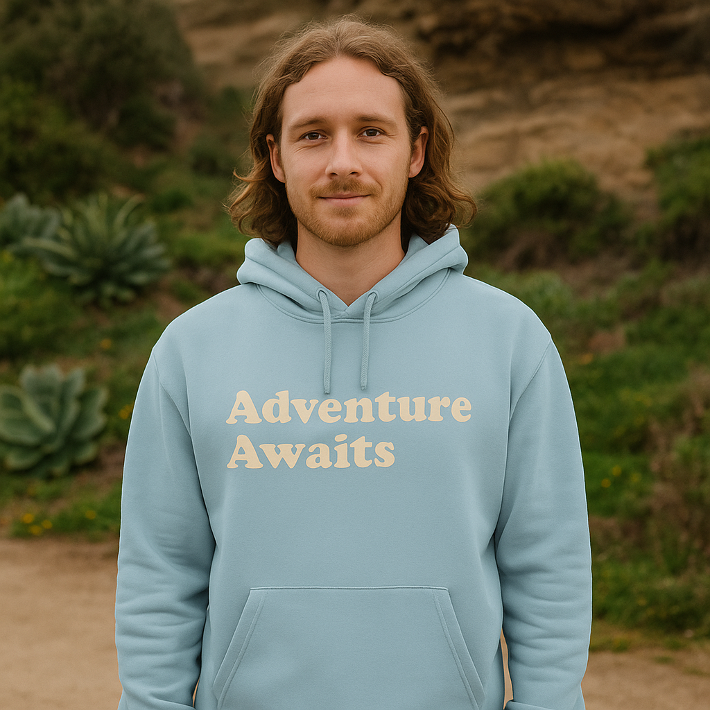 Mountain and Pine Fleece Hoodie