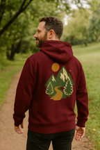 Mountain and Pine Fleece Hoodie