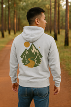 Mountain and Pine Fleece Hoodie