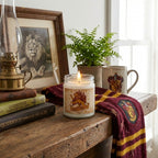 Gryffindor House Inspired Candle | Wizarding World Inspired Soy Wax Candle | Lion Crest Decor