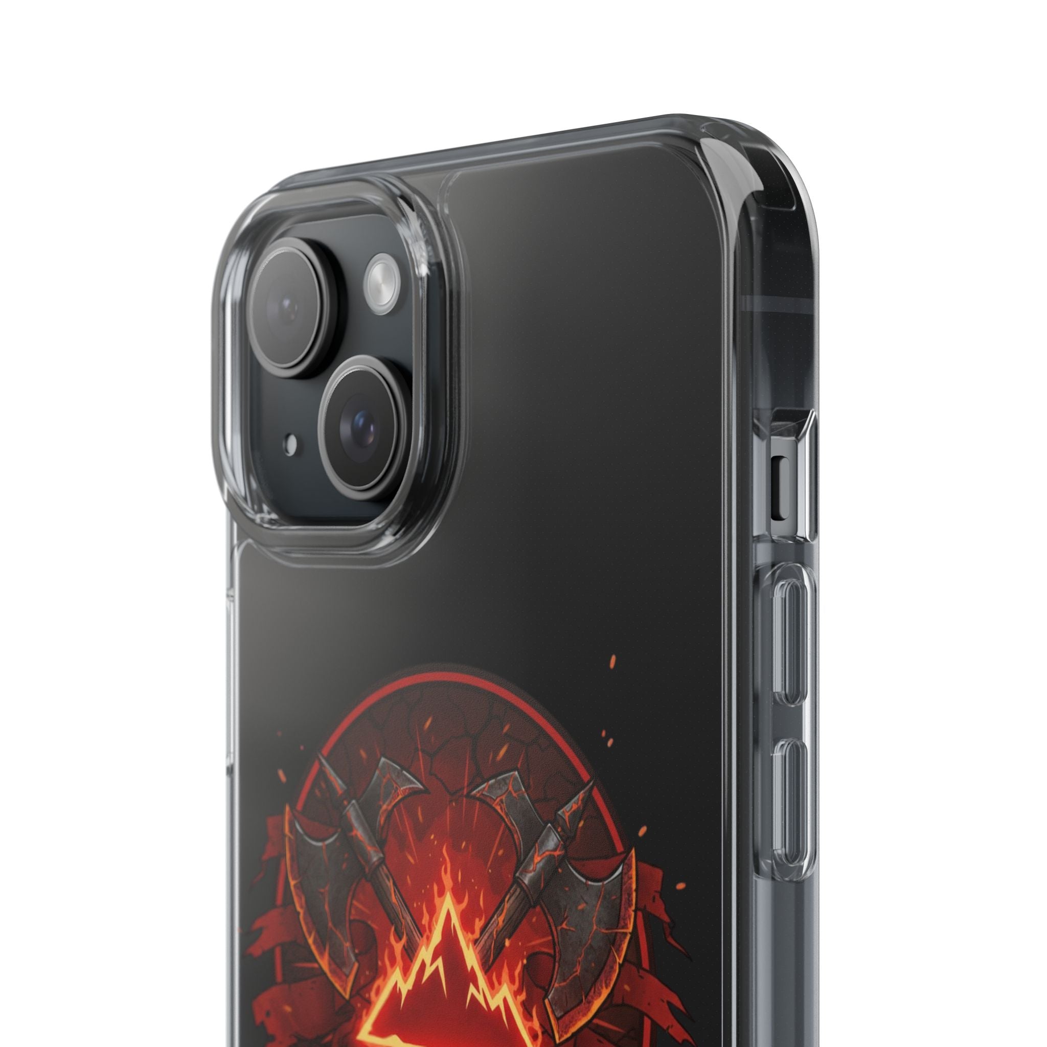 Red Mana Magic The Gathering Inspired Design - Impact-Resistant Phone Case