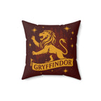 Gryffindor Lion Pillow | Hogwarts House Decor | Harry Potter Inspired Lion Cushion