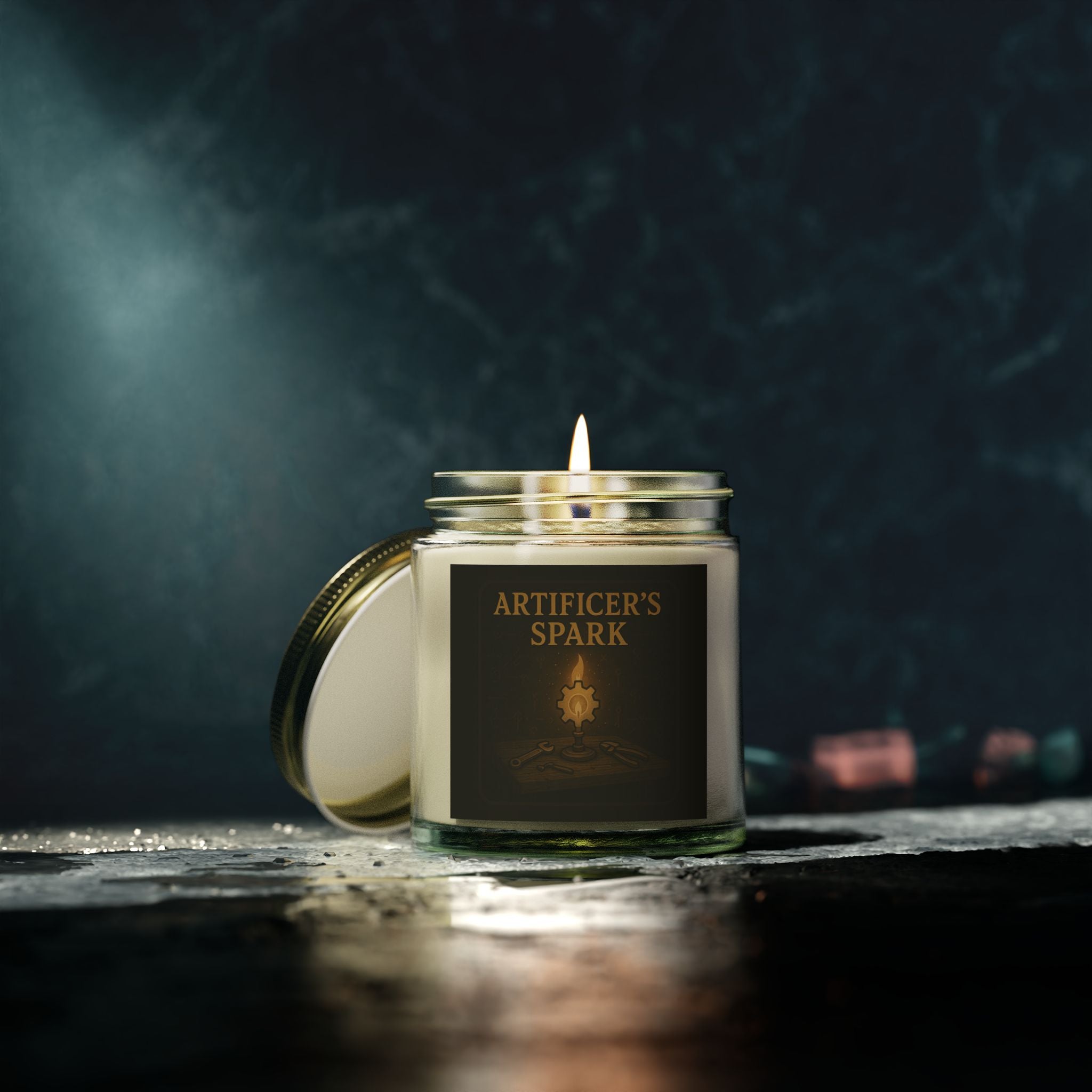 Artificer's Spark Scented Candle - Dungeon & Dragons Inspired Candle