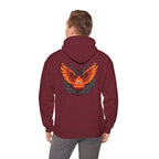 Red Mana Magic: Magic the Gathering Inspired Hoodie