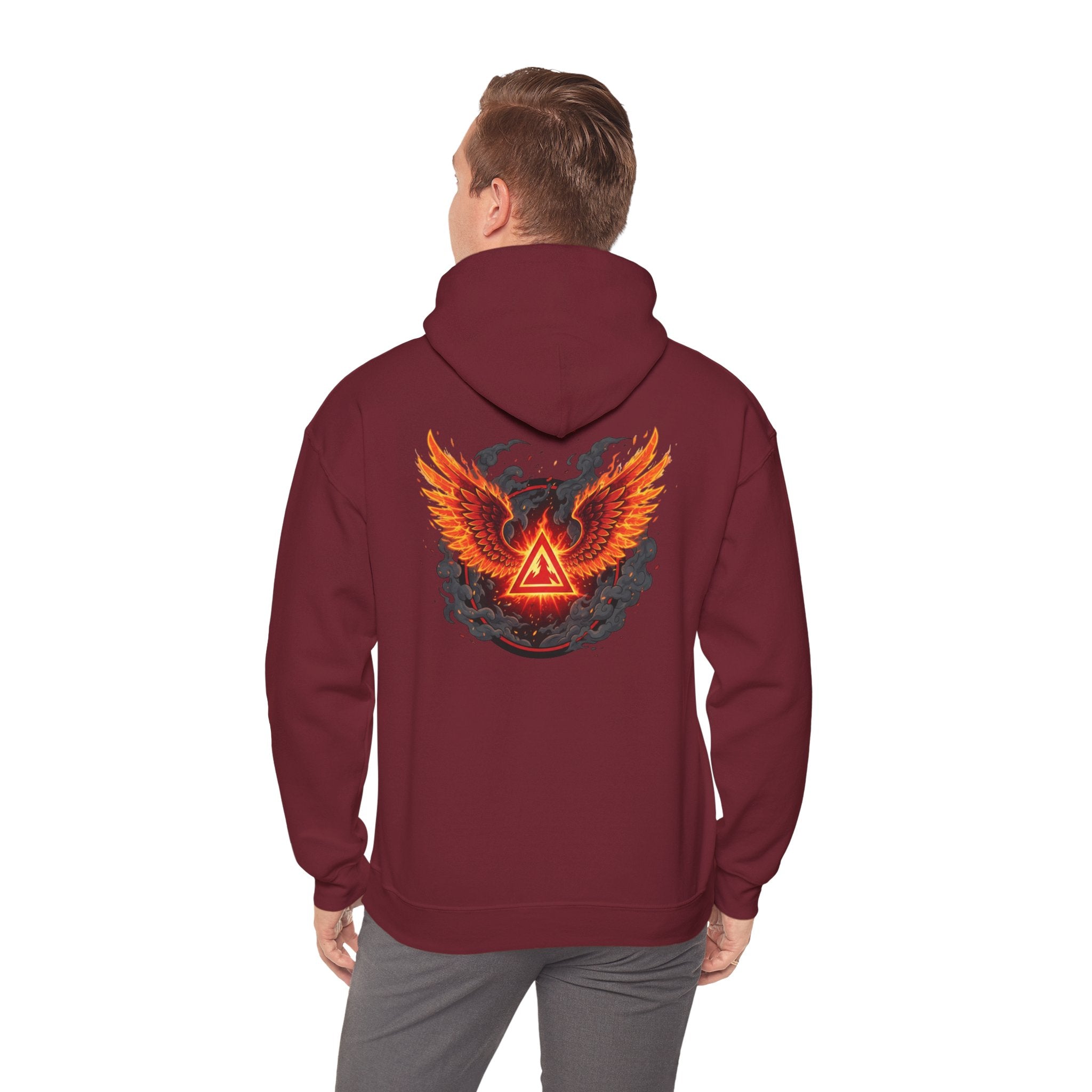 Red Mana Magic: Magic the Gathering Inspired Hoodie