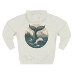 Ocean Adventure Fleece Hoodie, Coastal Wanderer Sweatshirt, Seaside Explorer Hoodie, Nautical Vibes Jacket, Beach Lover Outerwear