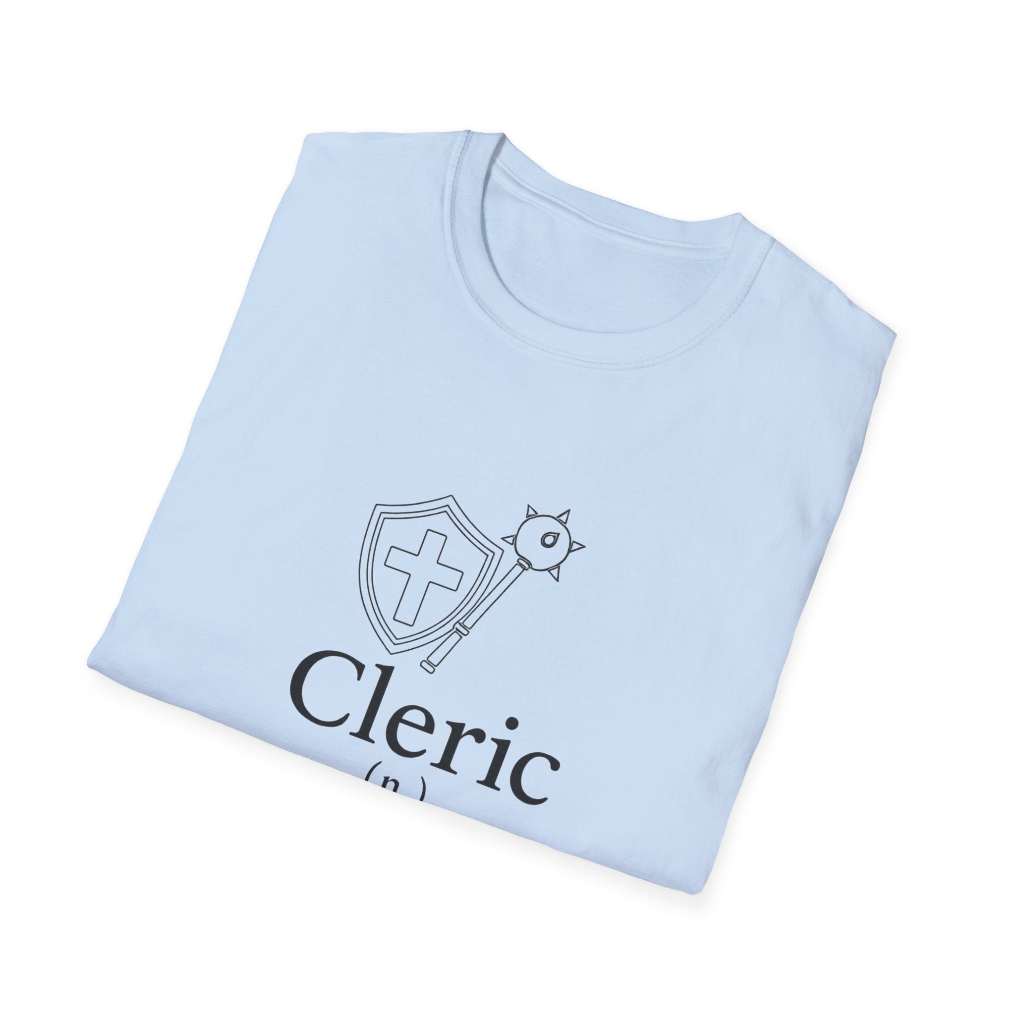 Cleric Class T-Shirt - Funny Dungeons & Dragons Tee