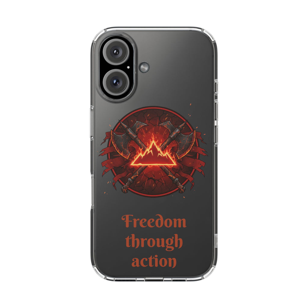 Red Mana Magic The Gathering Inspired Design - Impact-Resistant Phone Case