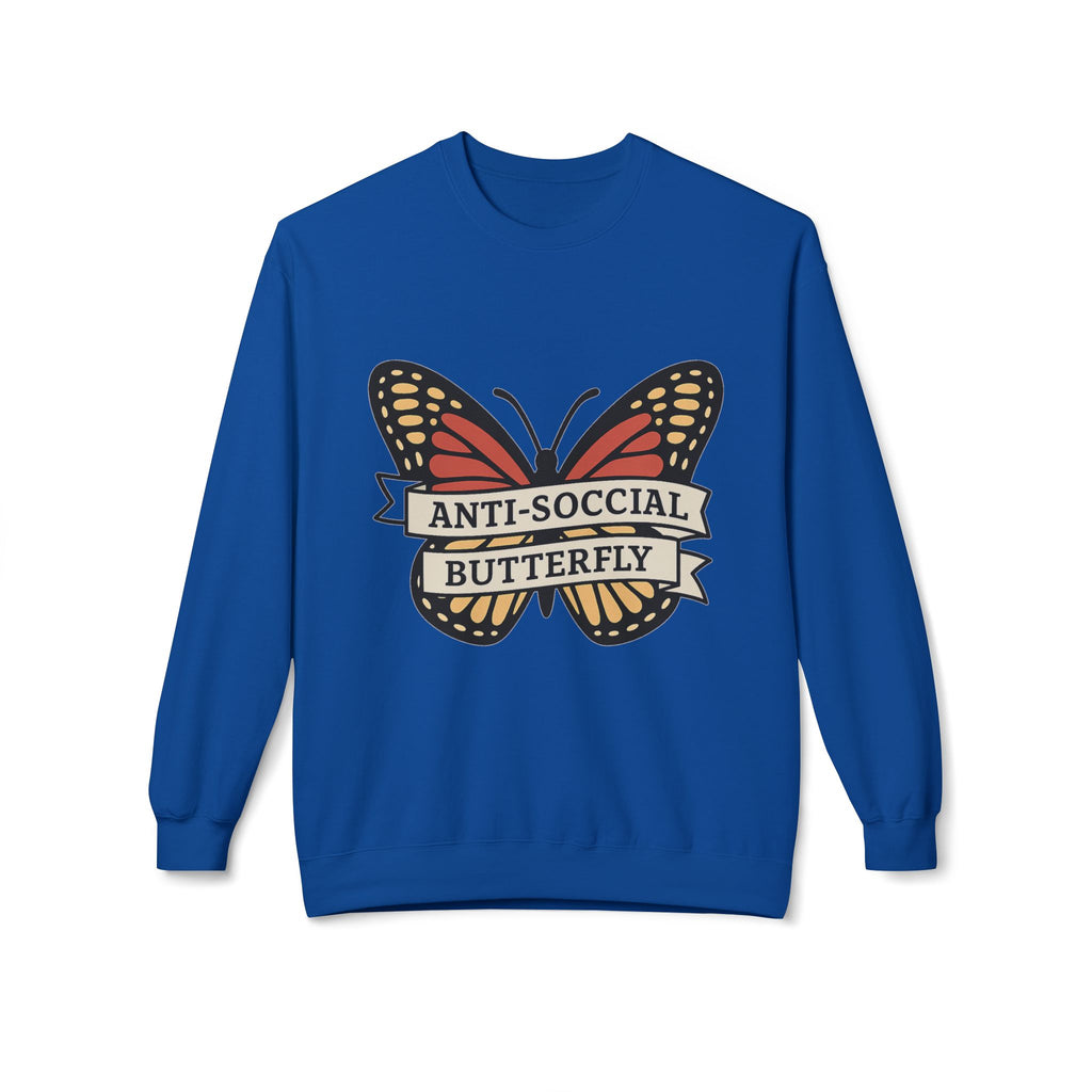 Anti-Social Butterfly Crewneck Sweatshirt