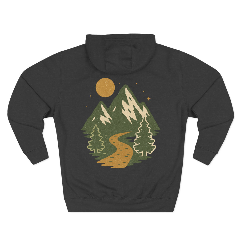 Mountain and Pine Fleece Hoodie